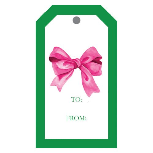 Pink Bow Gift Tags
