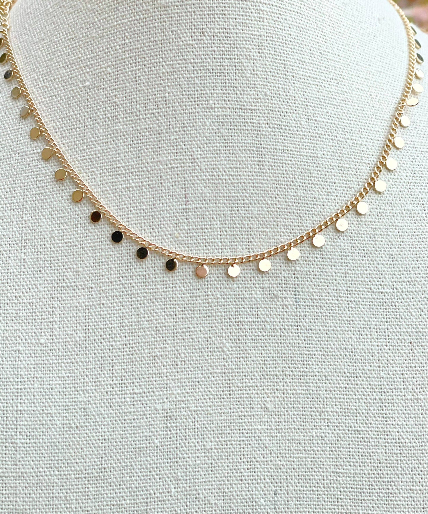 Taylor Shaye Designs: Gold Filled Coin Chain Choker