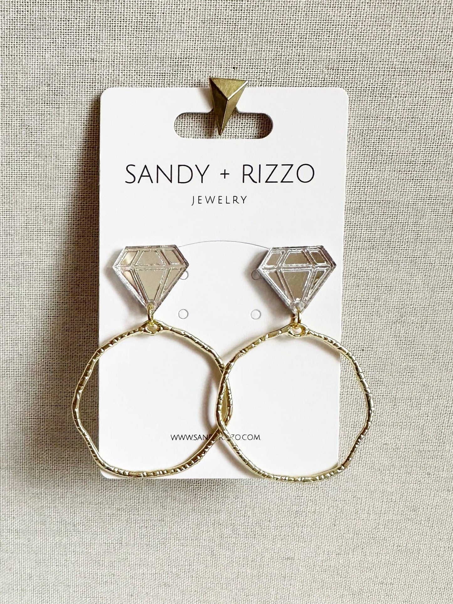 Sandy + Rizzo Hoops: Diamond Ring