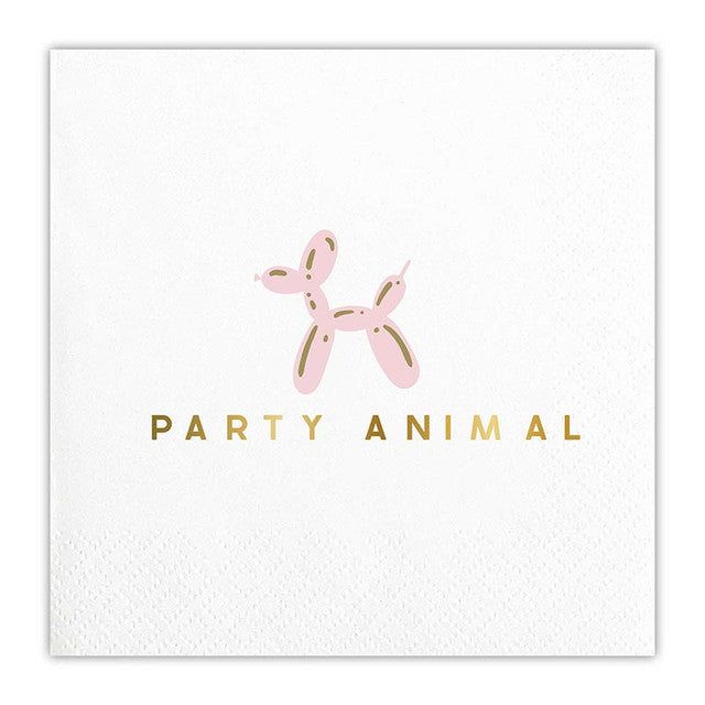 Beverage Napkins: Party Animal