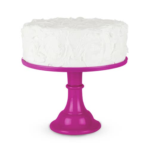 Cakewalk Cake Stand: Fuchsia Melamine