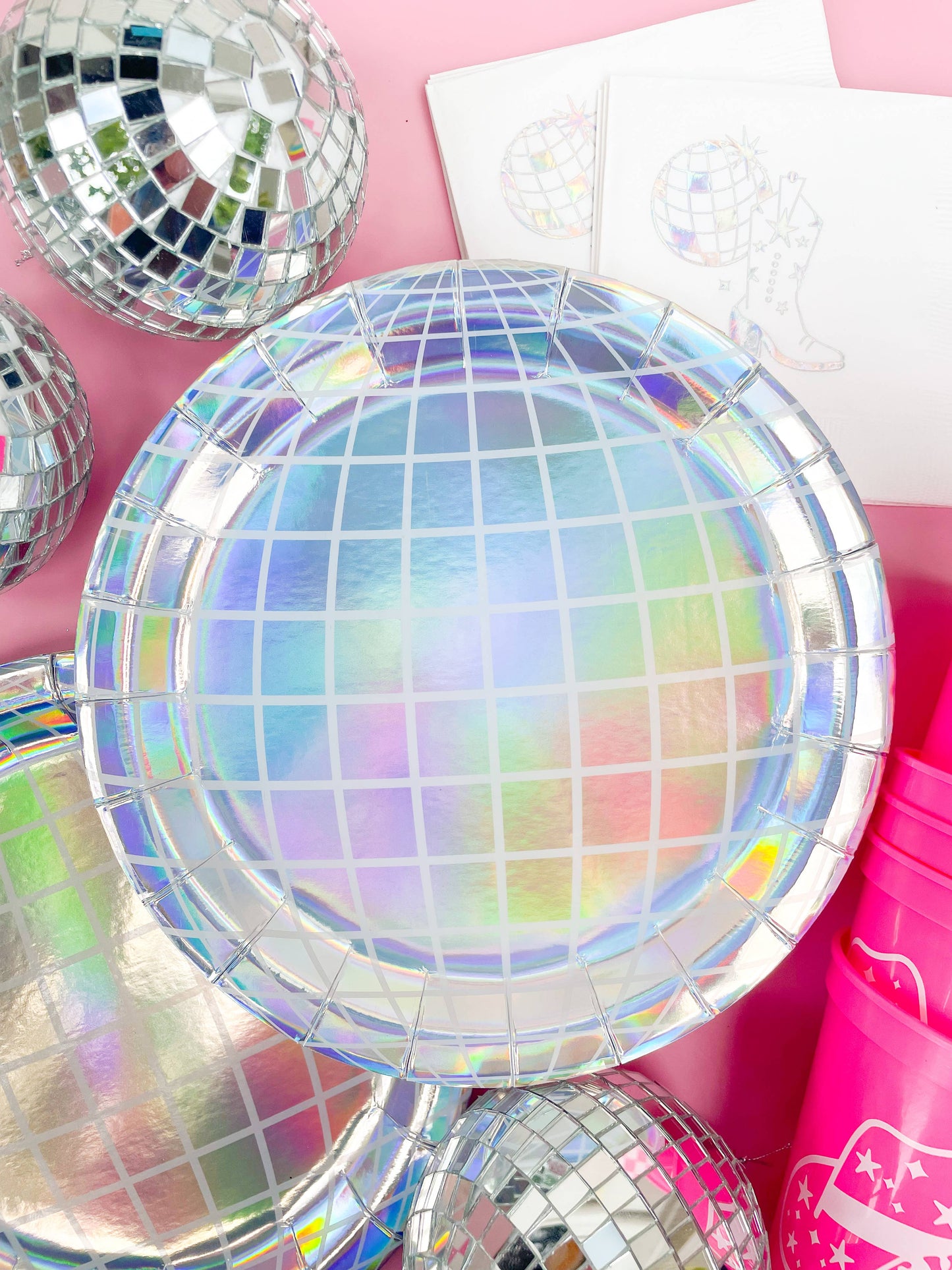 Disco Ball 9" Paper Plates