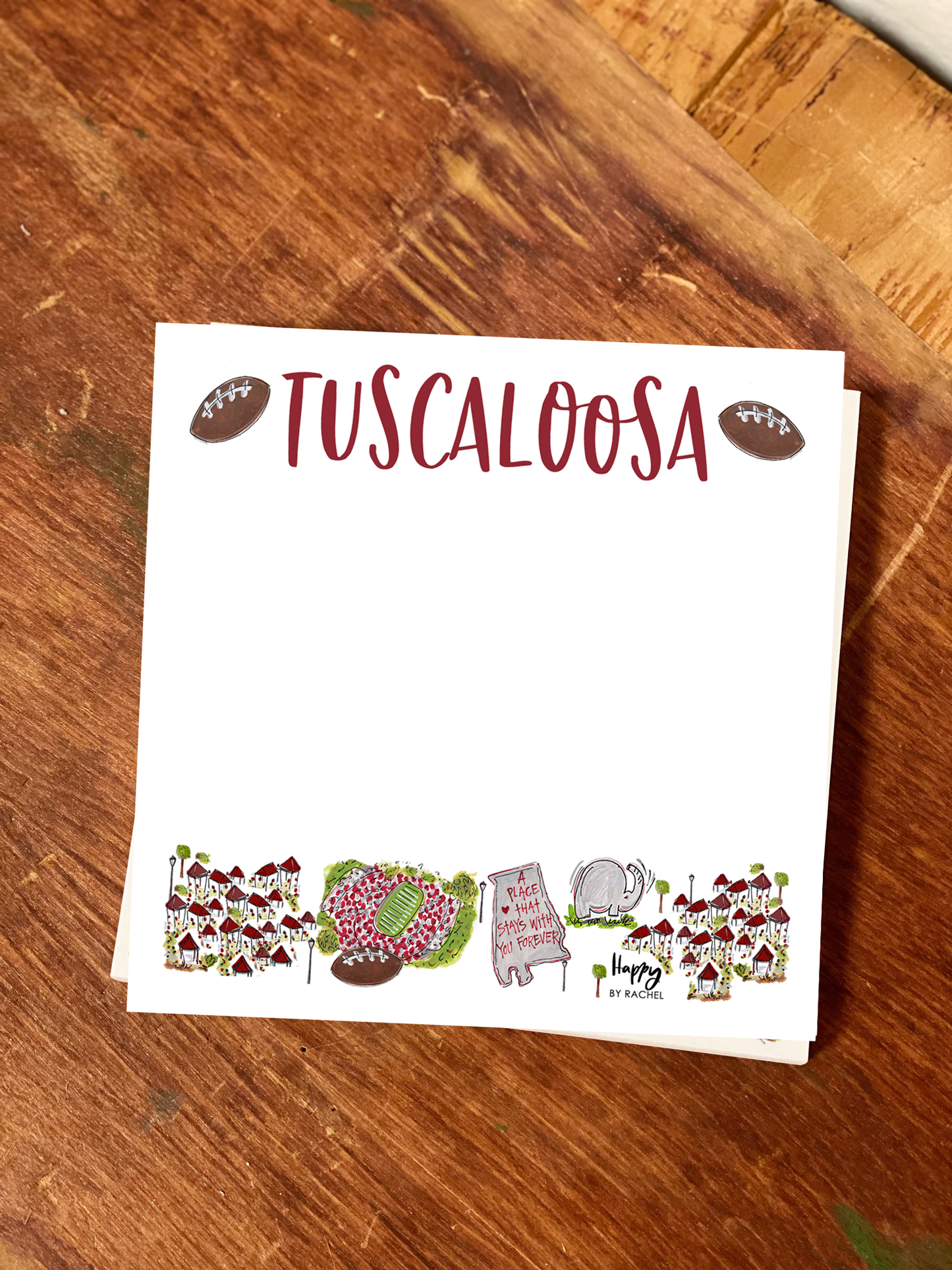 Chunky Notepad: Tuscaloosa