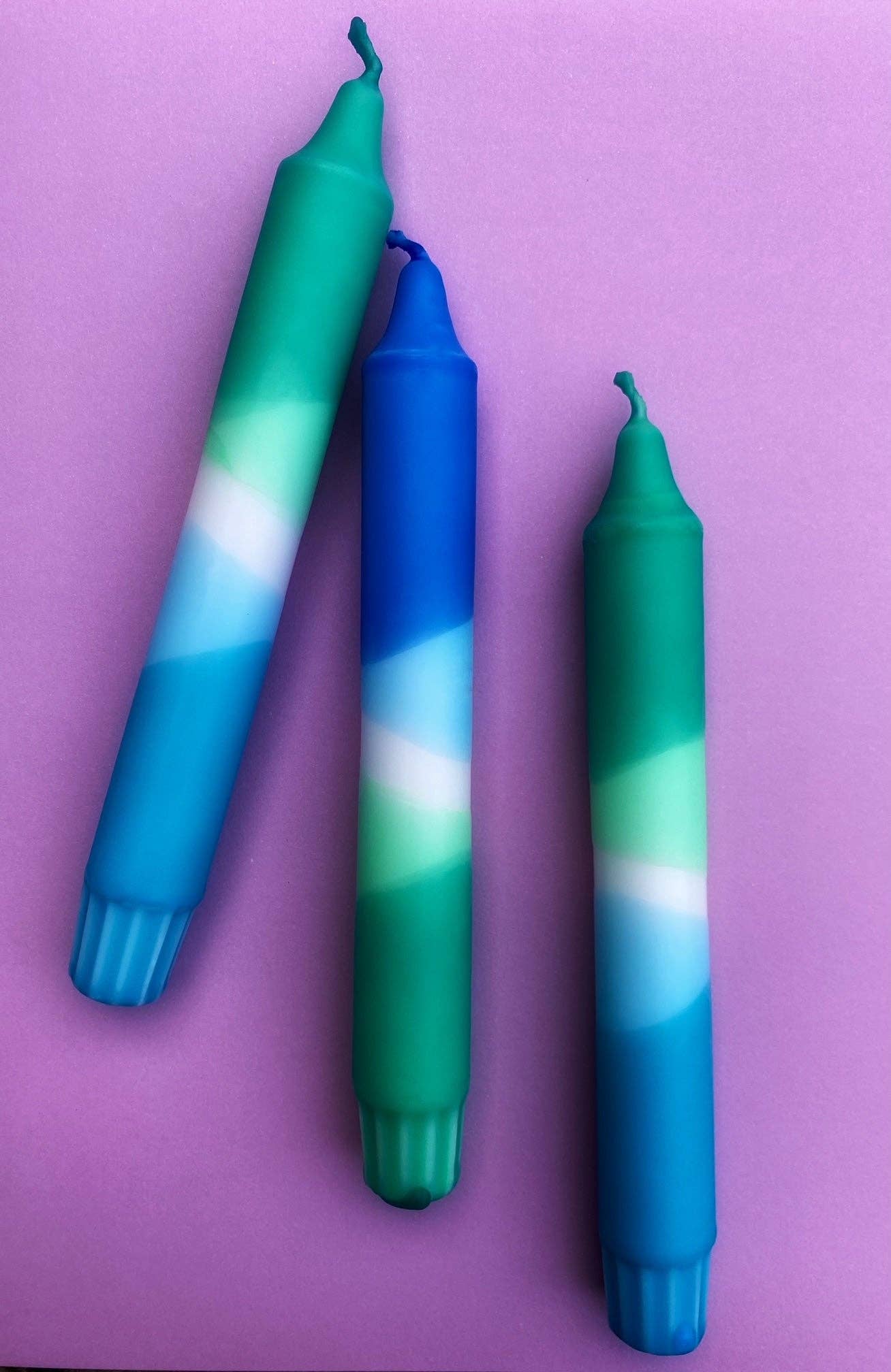 Dip Die Dinner Candle Trio: Ocean Blues