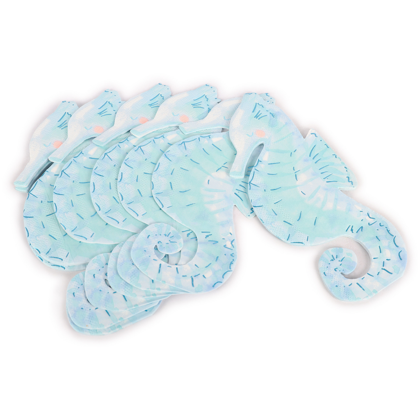 Shaped Napkins: Seahorse