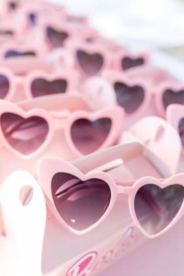 Barbie Matte Pink Heart Sunglasses