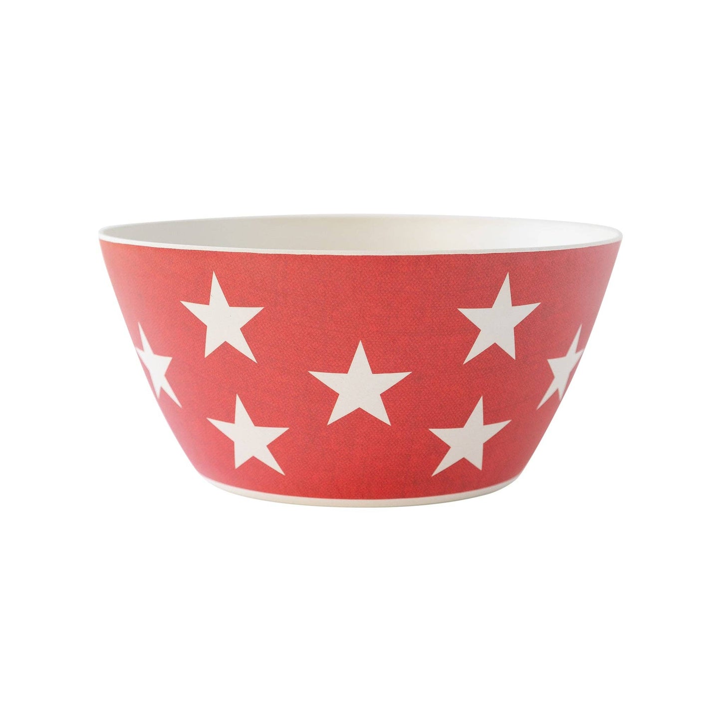 Reusable Bamboo Bowl: Red Star