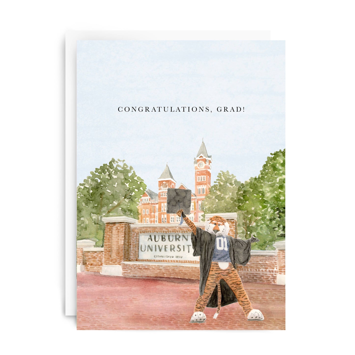 Aubie Graduation Greeting Card