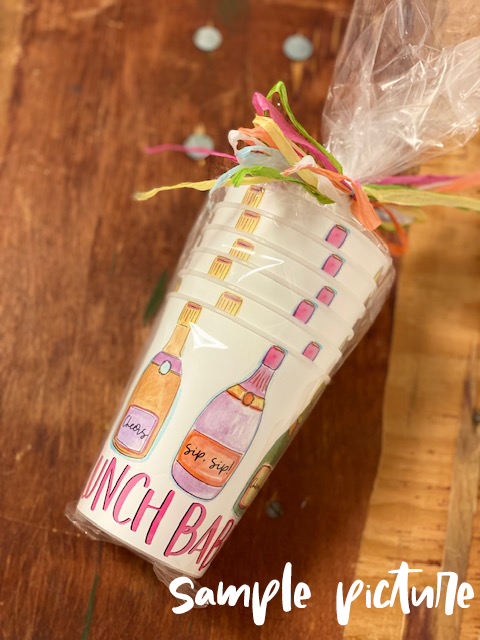 Reusable Party Cups (Set of 6): Happy Birthday