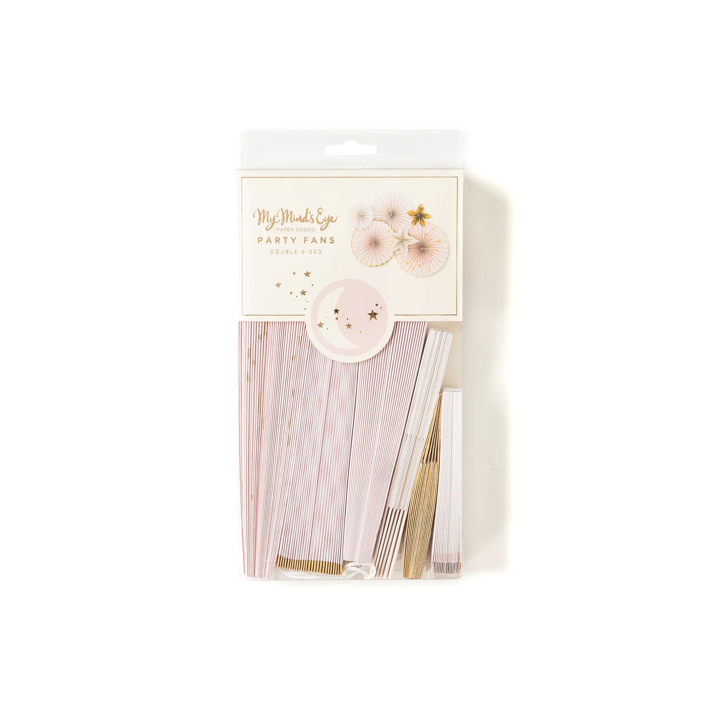 Paper Fan Set: Baby Pink