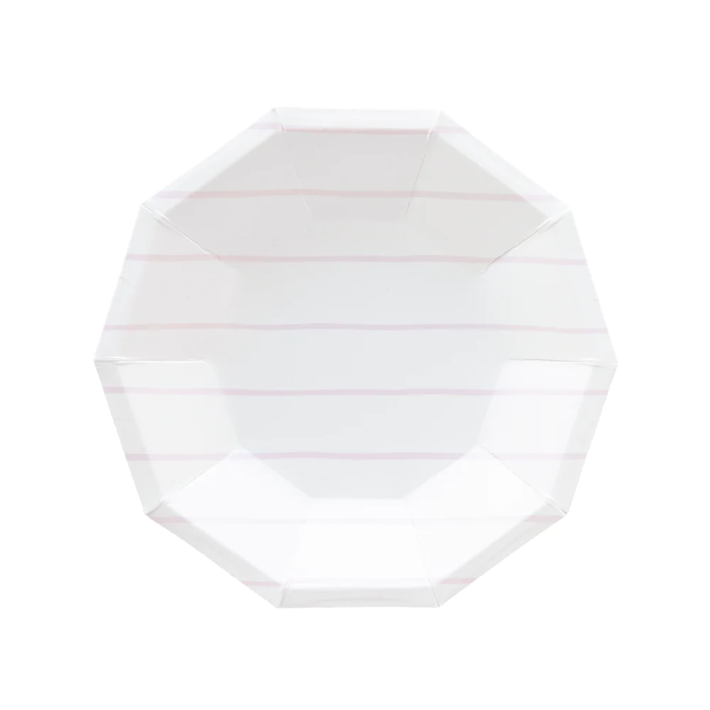 Frenchie Stripe Small Plates: Lilac