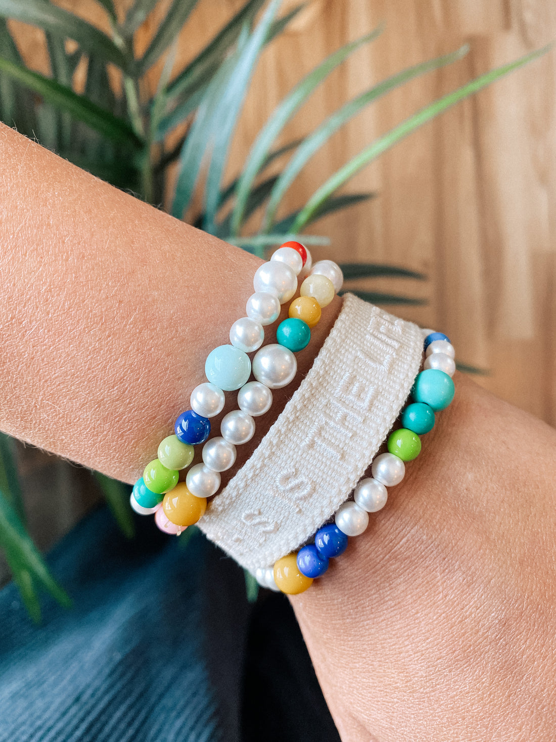 The Kenzie Collective Bracelet: This is the Life (Solid White)