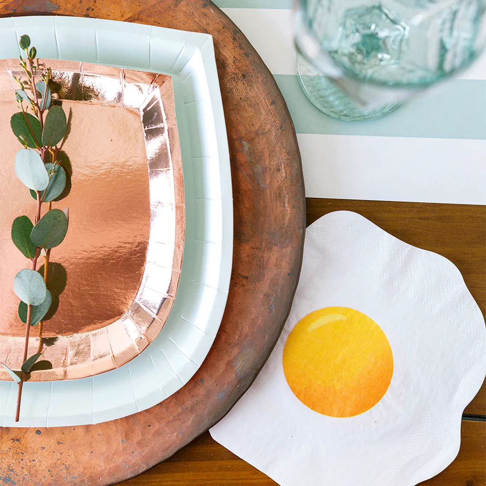 Shaped Napkins: Yolks on You