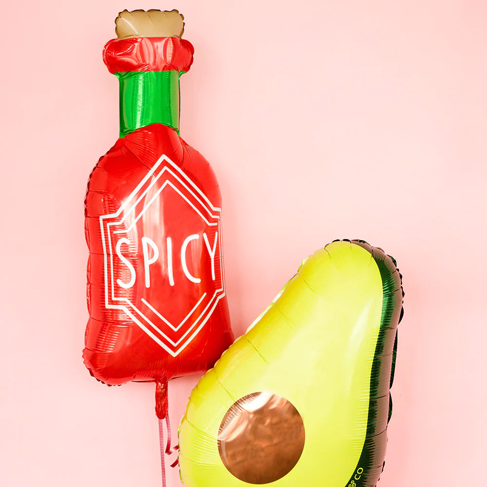 Mylar Foil Balloon: Spicy Bottle