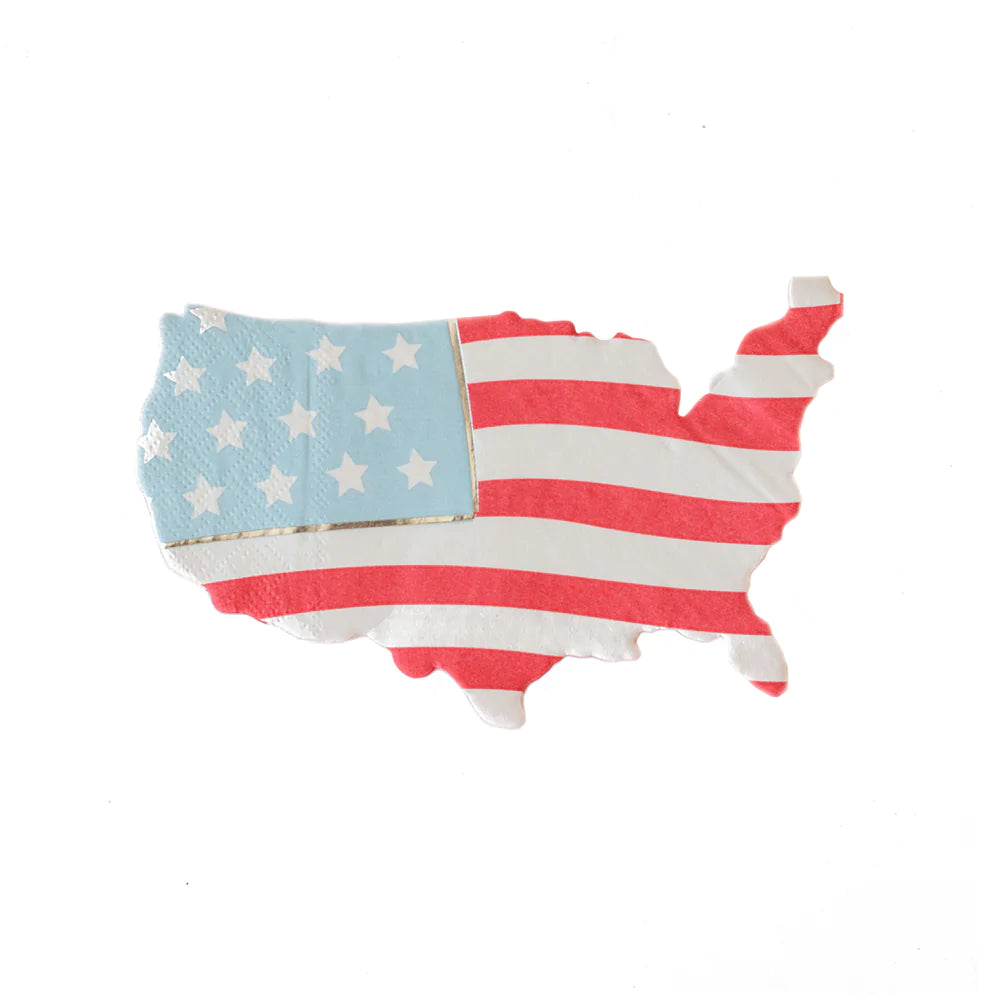 Shaped Napkins: 'Merica!