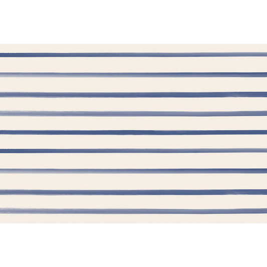 Navy Stripe Paper Placemats