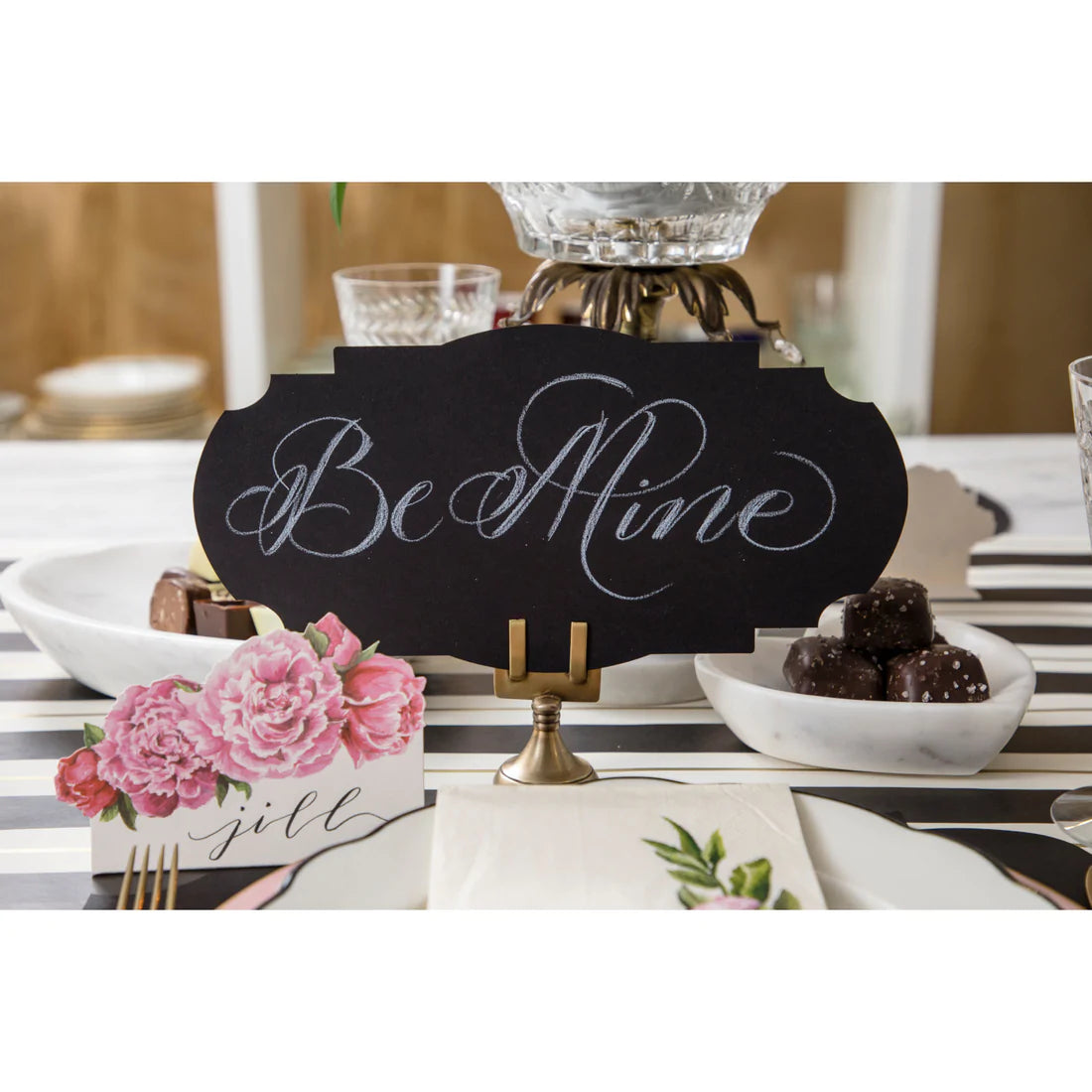 Hester & Cook Place Card Holder: Brass