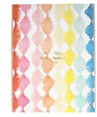 Rainbow Twisty Fringe Garland