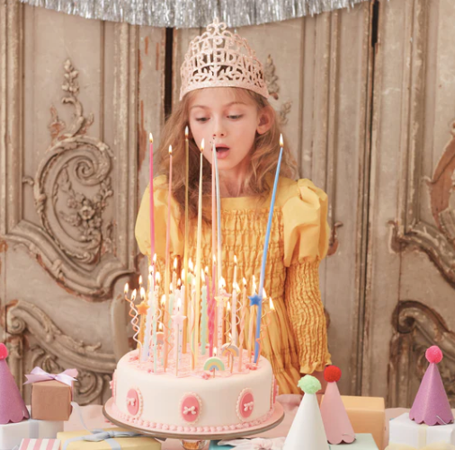 Tall Tapered Candles: Mixed