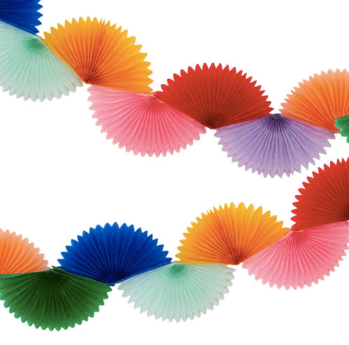 Mint Party Fans Party Decorations Hanging Paper Fans Garden -  Norway