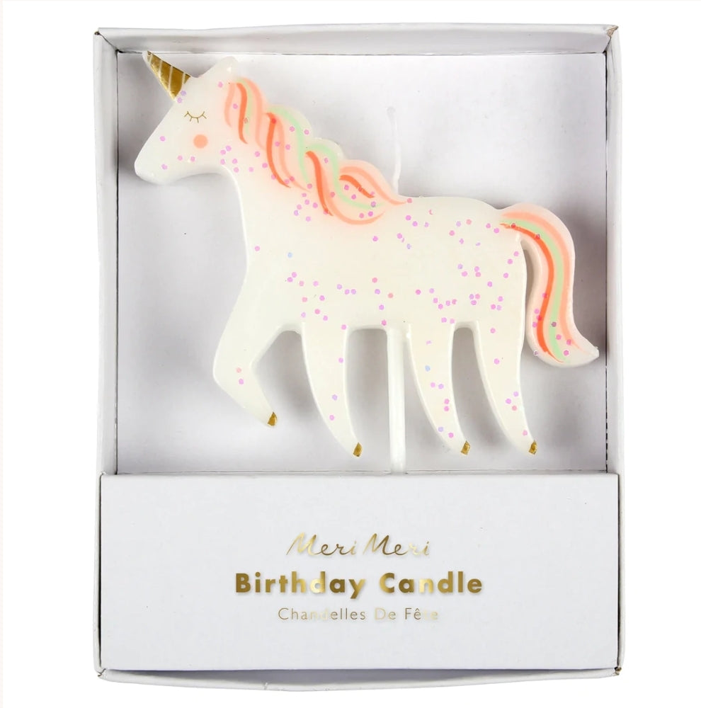 Unicorn Glitter Candle