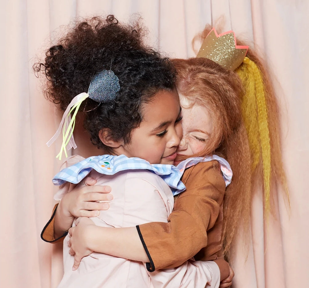 Hair Clip: Gold Glitter Crown