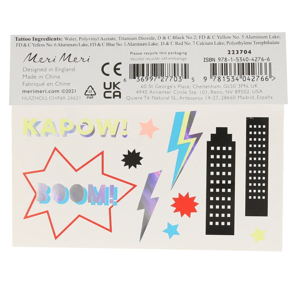 Large Tattoos: Superhero