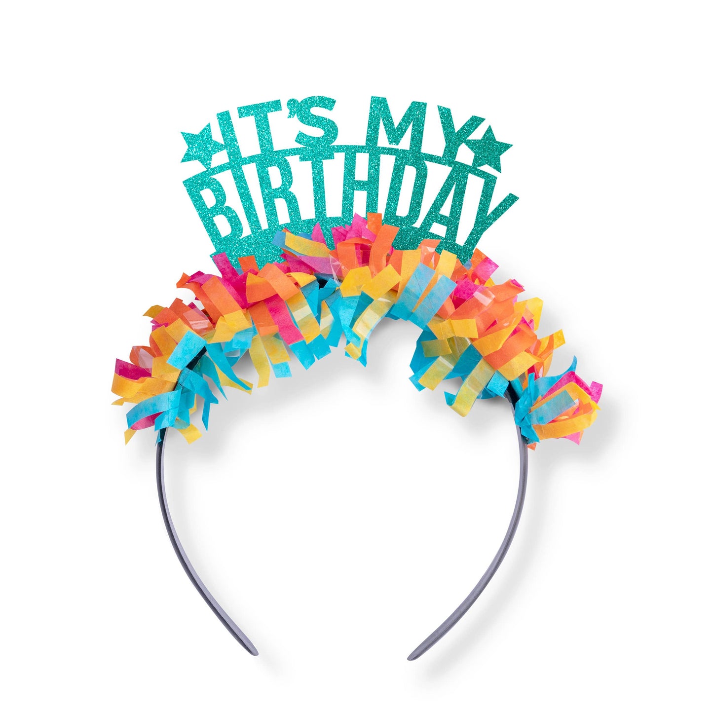It’s My Birthday Party Headband: Teal