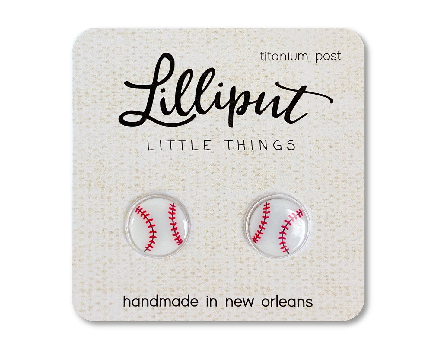 Hypoallergenic Earrings: Baseball
