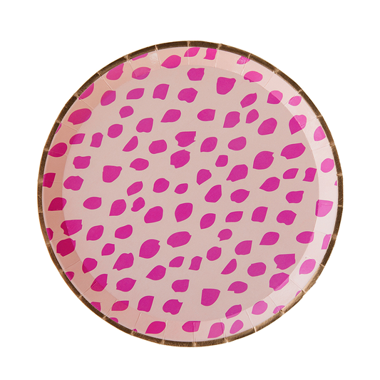 Pink Dapple Dinner Plates (Sweet 16 Collection)