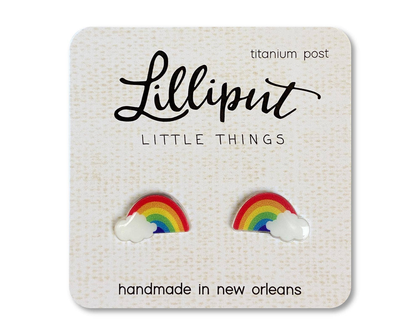 Hypoallergenic Earrings: Rainbow