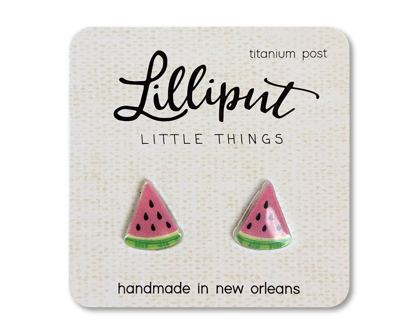 Hypoallergenic Earrings: Watermelon