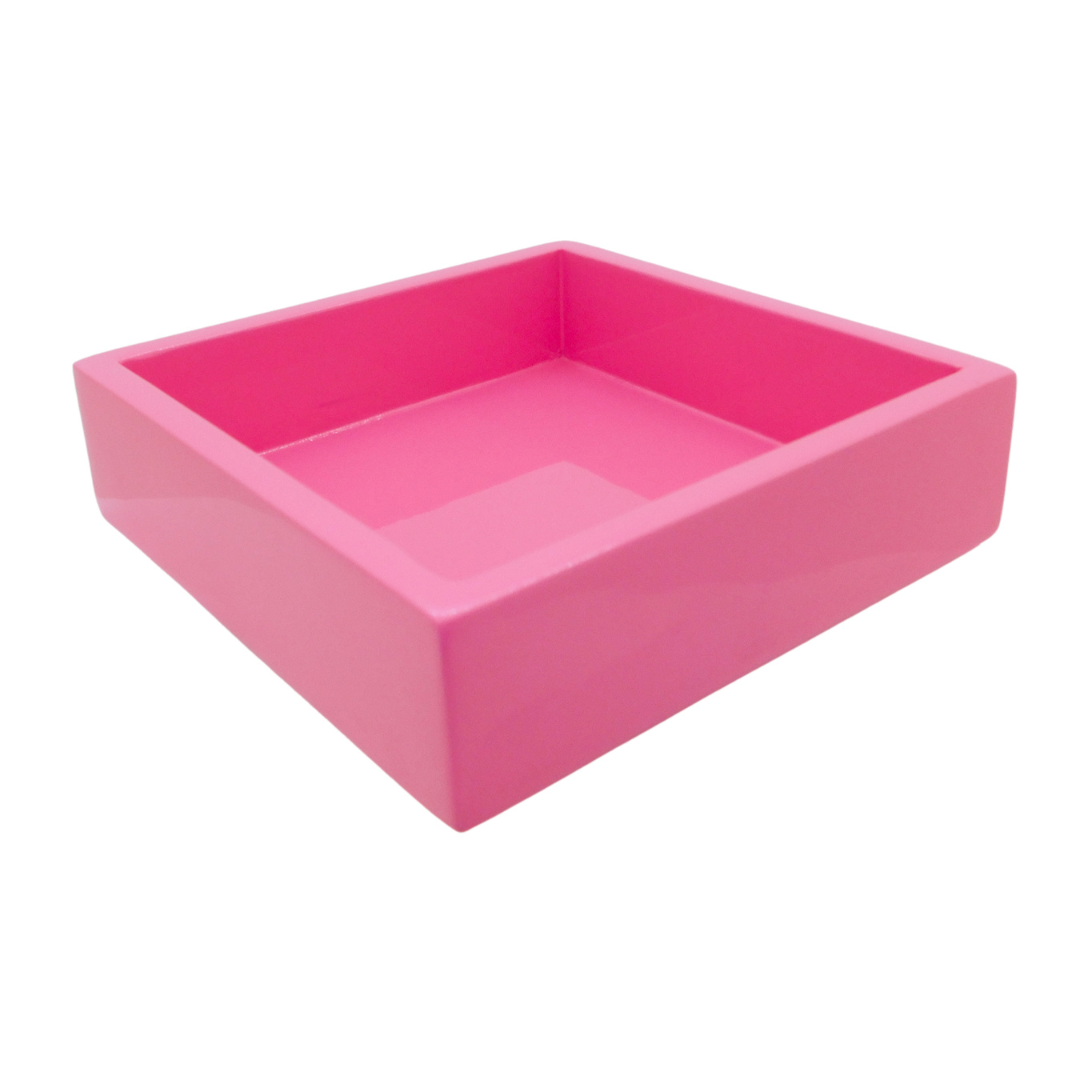 Bamboo Cocktail Napkin Holder: Hot Pink