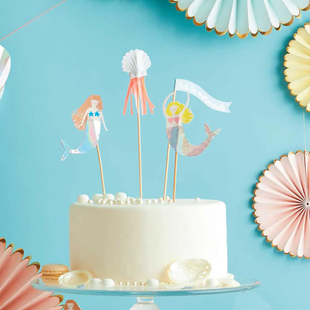 Mermaid Cake Toppers