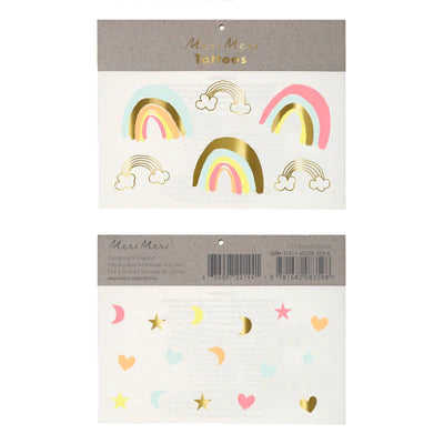 Large Tattoos: Neon Rainbows