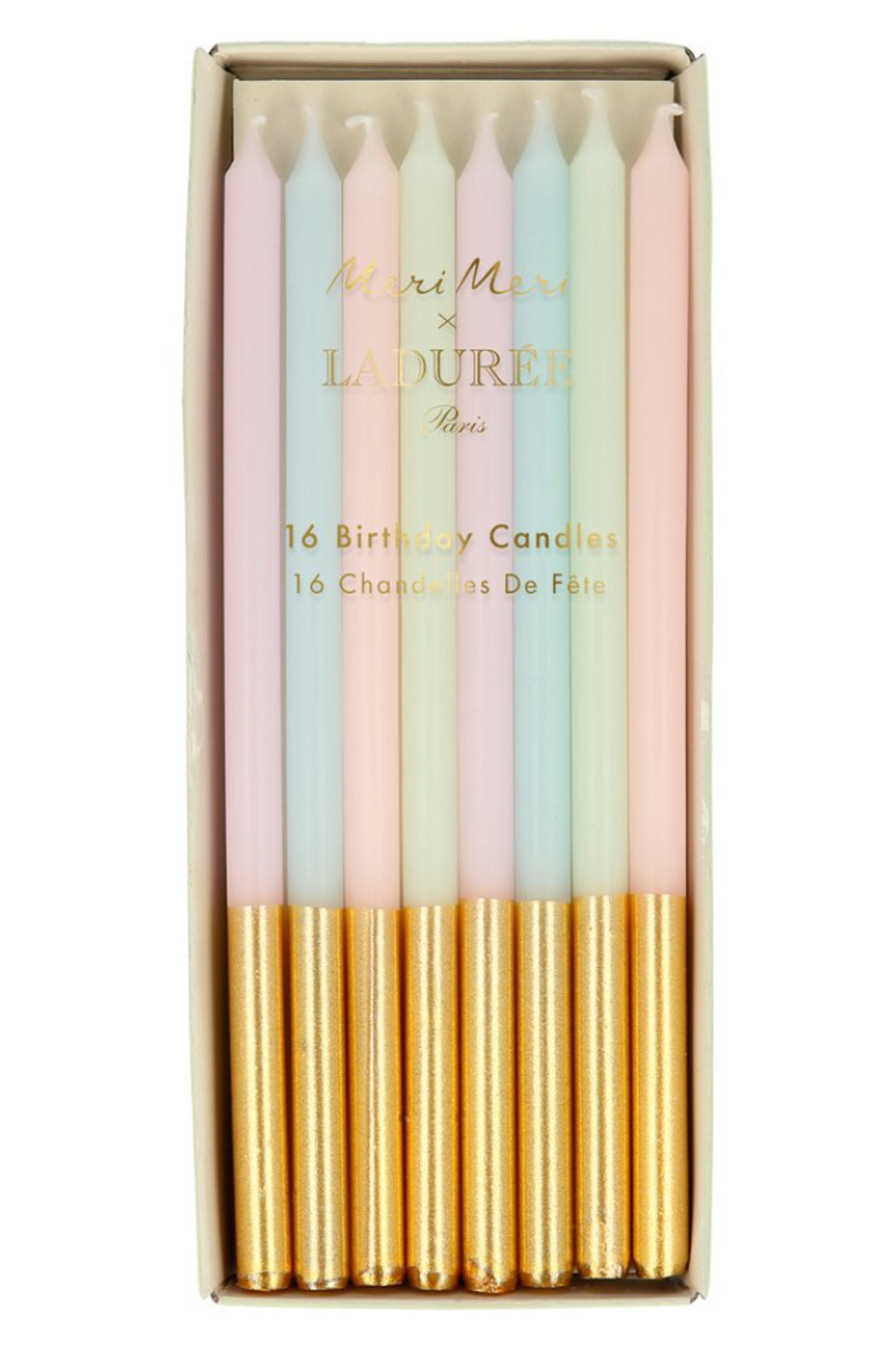Laduree Paris Gold Dipped Candles