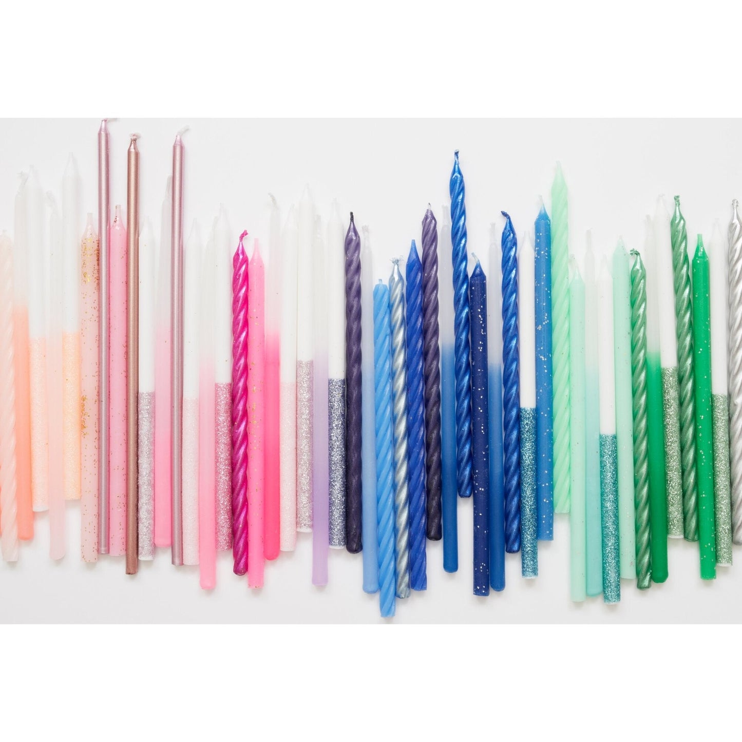 Tapered Candles: Pink Dipped