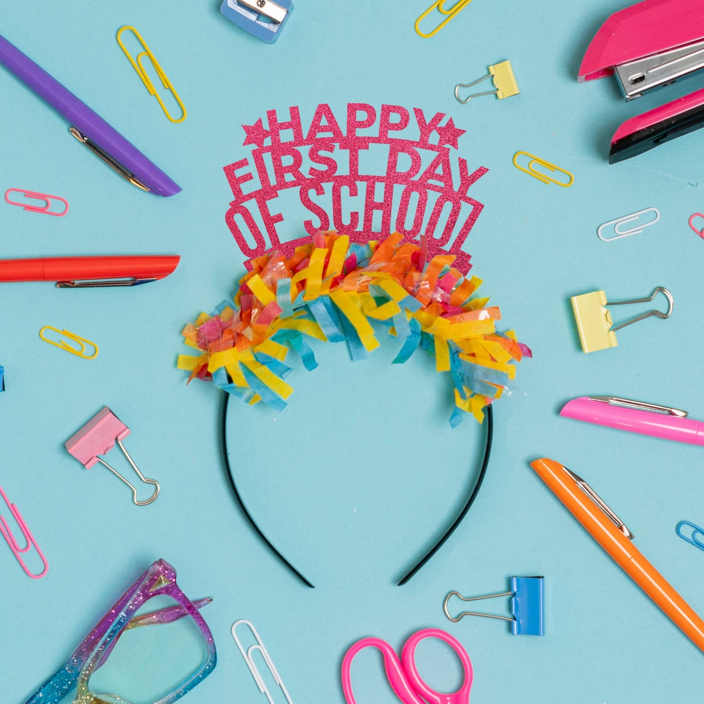 Happy First Day of School Party Headband