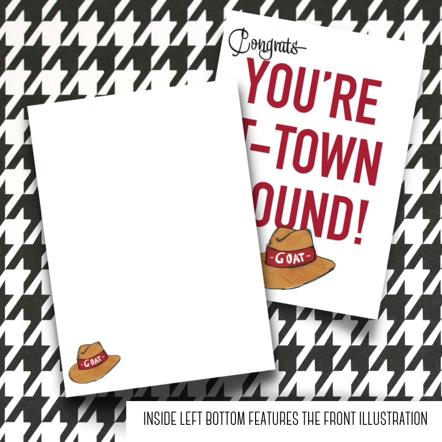 T-Town Bound Graduation Greeting Card