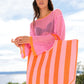 Orange & Pink Mirage Tote Bag