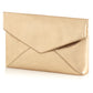 Metallic Gold Maddie Envelope Clutch