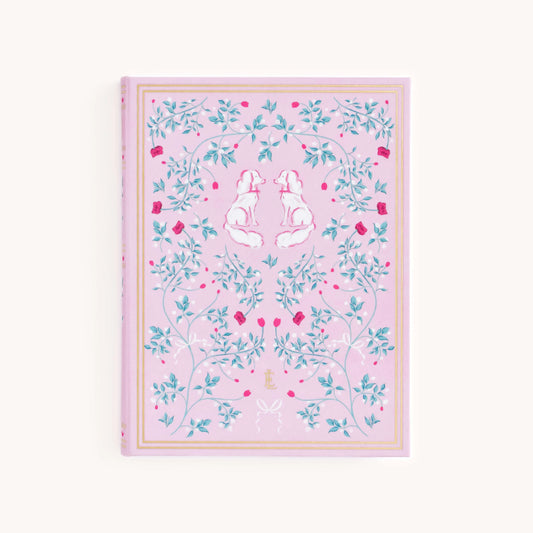Simplified Blush Pink Linen Journal