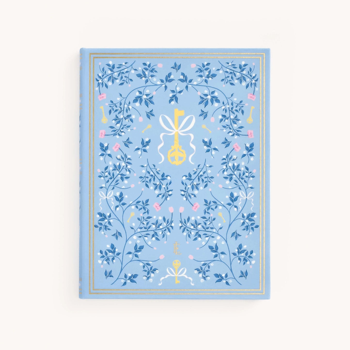 Simplified Carolina Blue Linen Journal