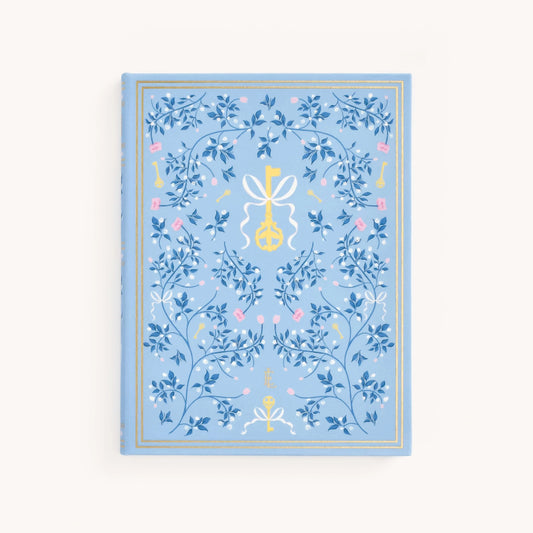 Simplified Carolina Blue Linen Journal
