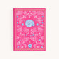 Simplified Raspberry Pink Linen Journal
