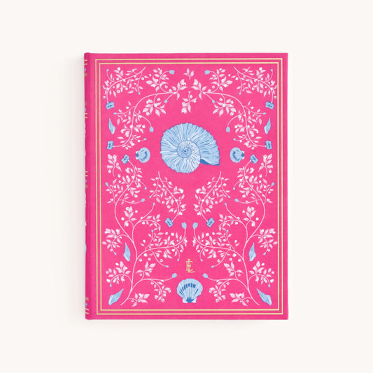 Simplified Raspberry Pink Linen Journal