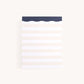 Simplified Cream Stripes Notepad
