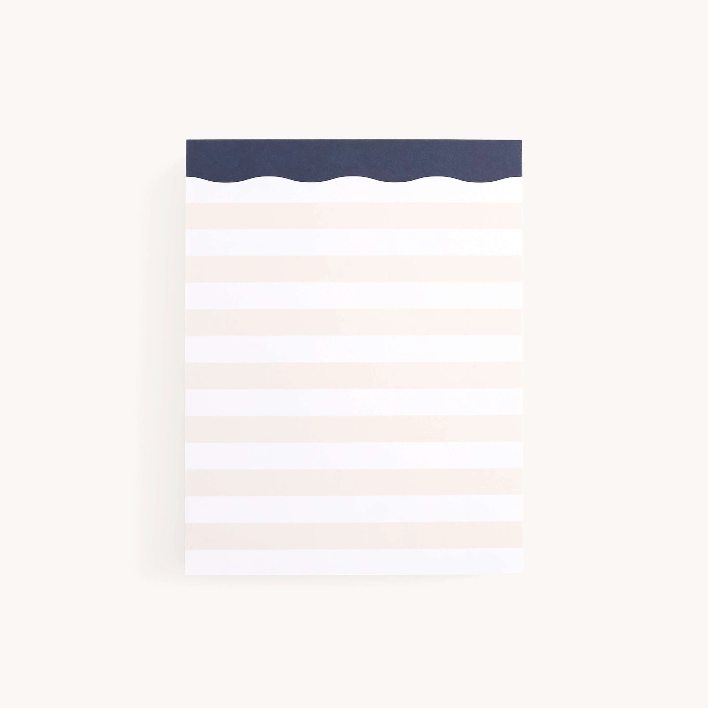 Simplified Cream Stripes Notepad