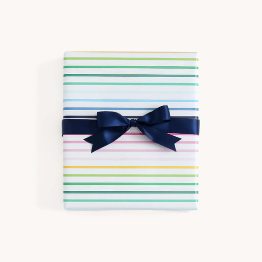 Happy Stripe Gift Wrap Roll