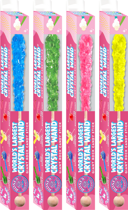 Roses World's Largest Rock Candy Stick (Multiple Flavors Available)
